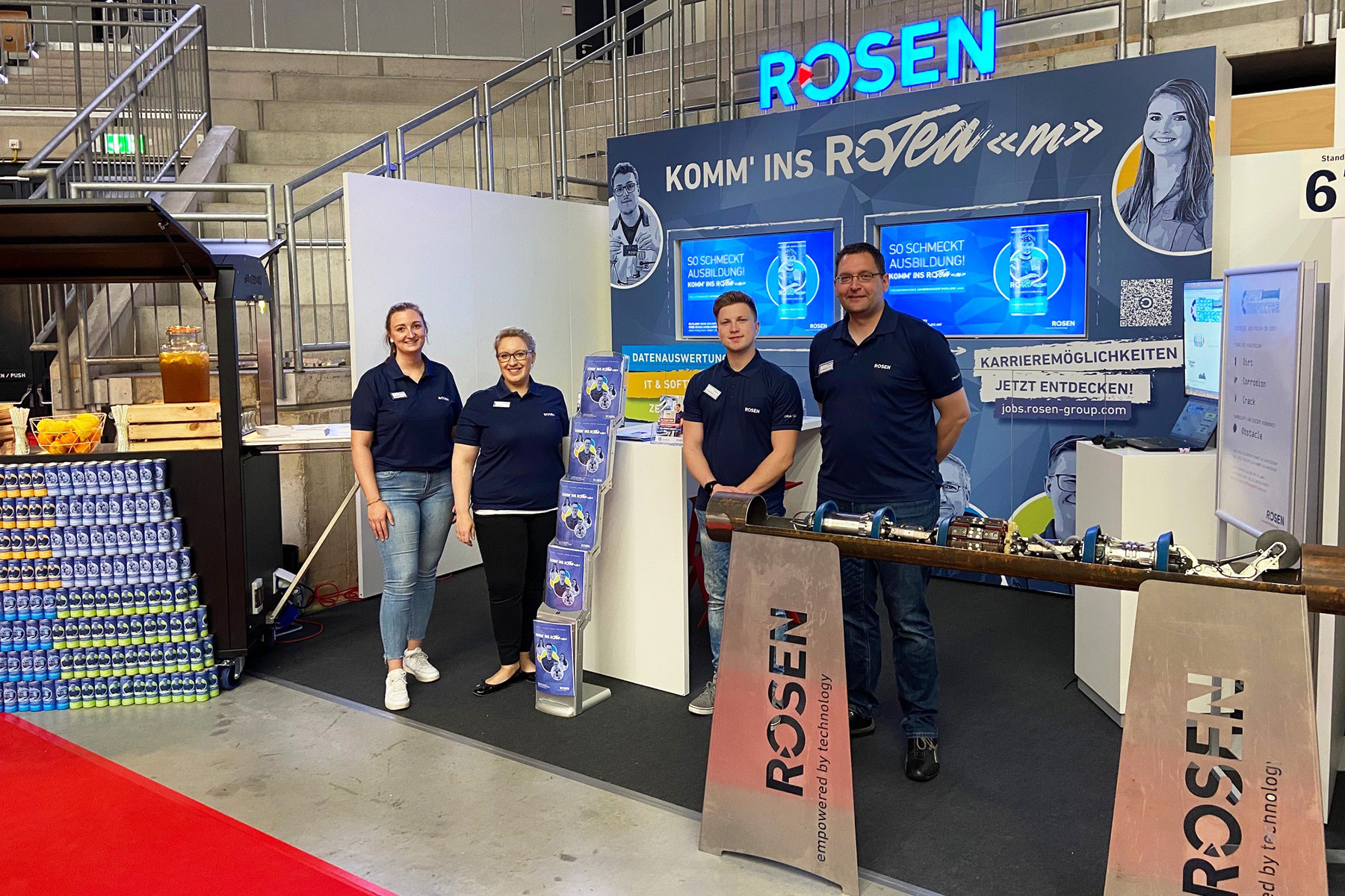 ROSEN war auf der Jobmesse Emsland vertreten - mit erfrischenden Karrieremöglichkeiten im Gepäck.